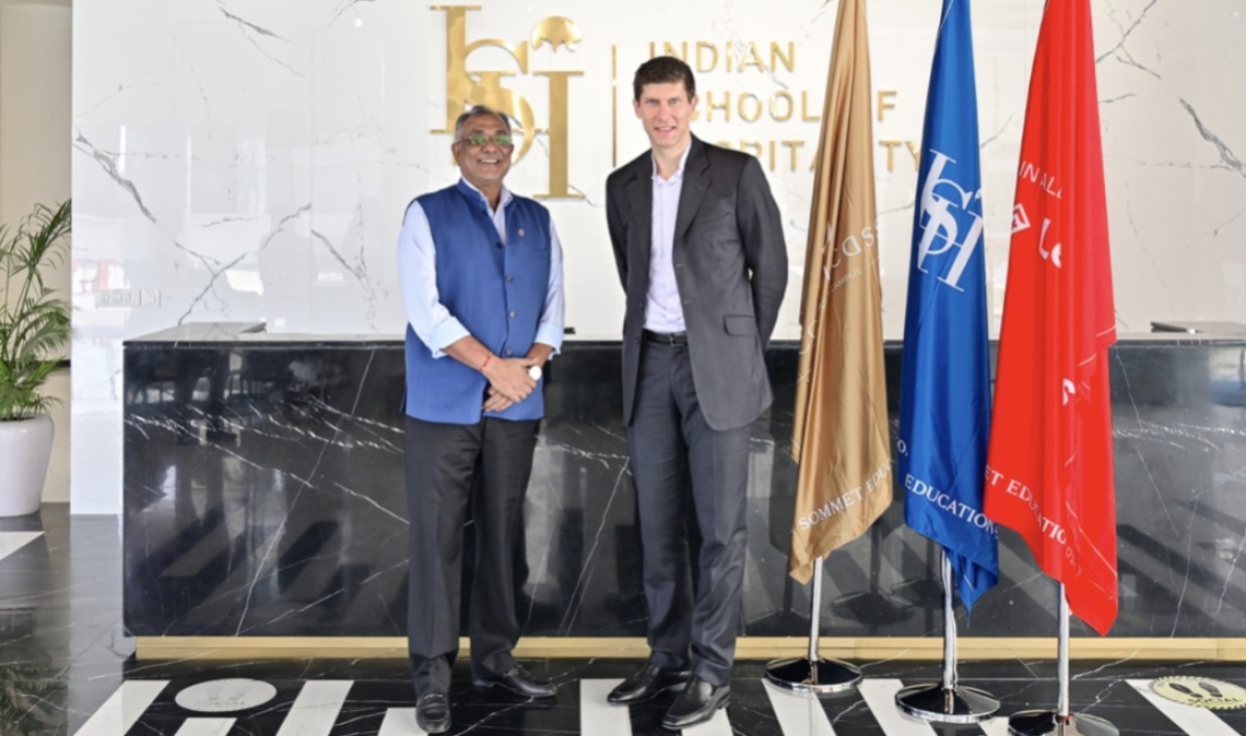 Indian School of Hospitality e Sommet Education Kick-off dos planos de desenvolvimento para a Índia