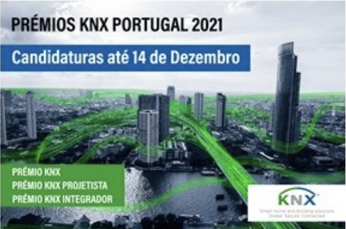 Prémios KNX Portugal 2021 - Candidaturas a decorrerem até dia 14 de dezembro