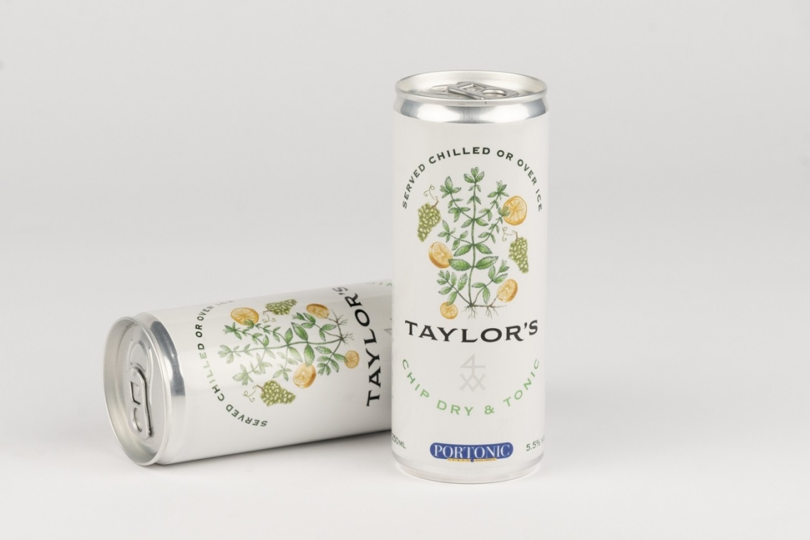 Taylor’s Chip Dry & Tonic: primeiro Porto Tónico em lata chega ao mercado