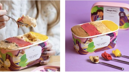 Häagen-Dazs lança embalagem personalizável XL até quatro sabores