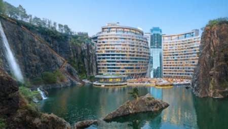 Este é o luxuoso e tecnológico hotel chinês construído no subsolo ...