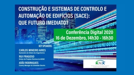 Conferência Digital KNX dedicada ao futuro da Construção e Sistemas de Controlo e Automação de Edifícios