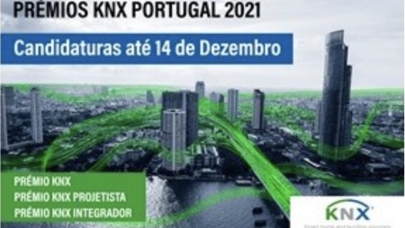 Prémios KNX Portugal 2021 - Candidaturas a decorrerem até dia 14 de dezembro