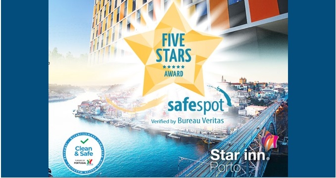 Star Inn Porto recebe Selo Five Stars | Safe Spot