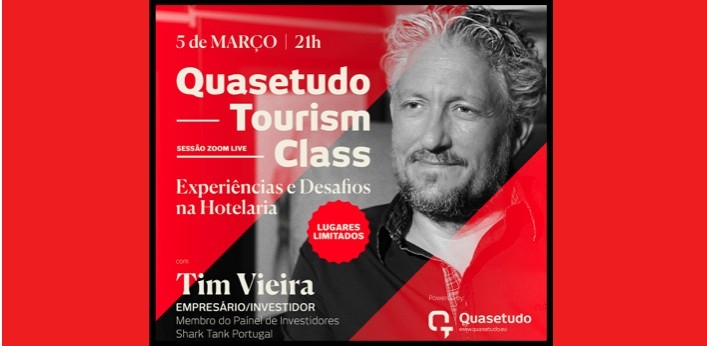 Quasetudo Tourism Class com Tim Vieira