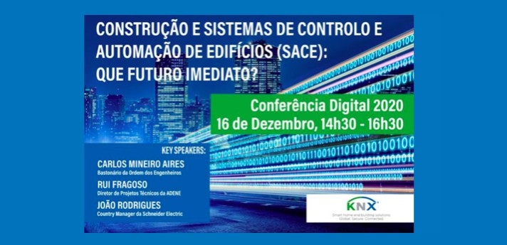 Conferência Digital KNX dedicada ao futuro da Construção e Sistemas de Controlo e Automação de Edifícios