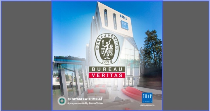 TRYP Lisboa Aeroporto recebe certificação Stay Safe With Meliá do Bureau Veritas