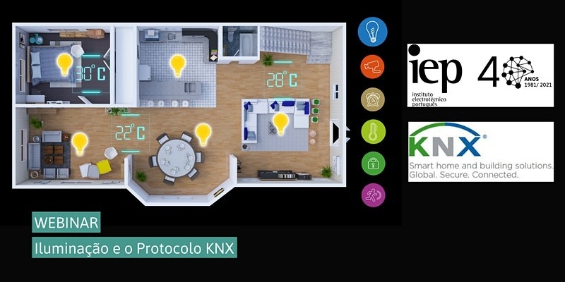 WEBINAR - Iluminação e o Protocolo KNX   -   7 de Julho ás 11H30