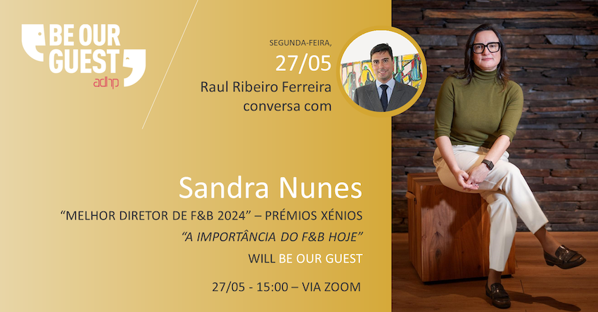 "Be Our Guest" apresenta: Sandra Nunes, Vencedora do Prémio Xénio 2024, como convidada especial