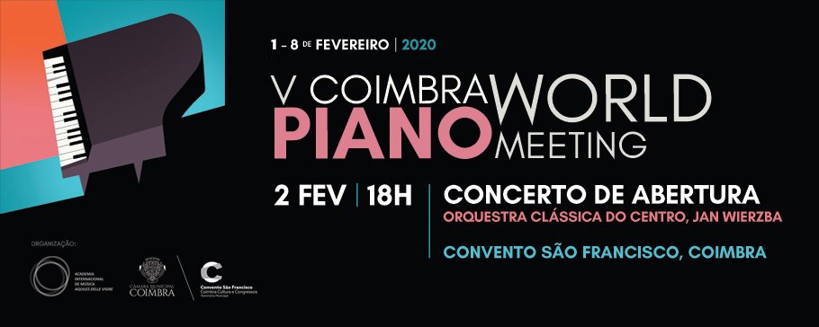 V Coimbra World Piano Meeting junta uma centena de jovens pianistas de mais de 20 países