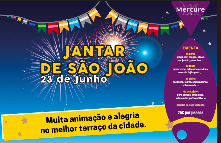 Celebrar o São João no melhor terraço da Figueira da Foz